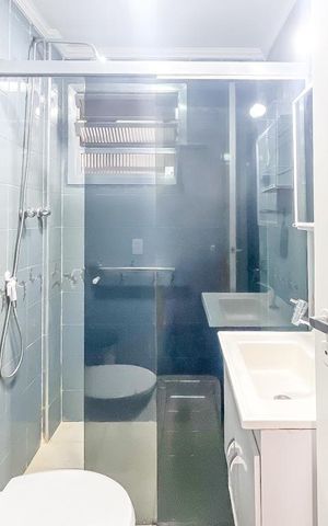 Apartamento para alugar com 130m², 2 quartos e 1 vaga Apartamento para alugar com 130m², 2 quartos e 1 vagaBanheiro Social