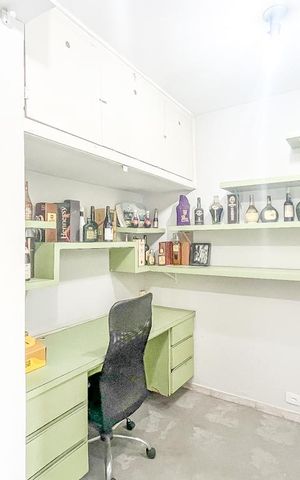 Apartamento para alugar com 130m², 2 quartos e 1 vaga Apartamento para alugar com 130m², 2 quartos e 1 vagaEscritório
