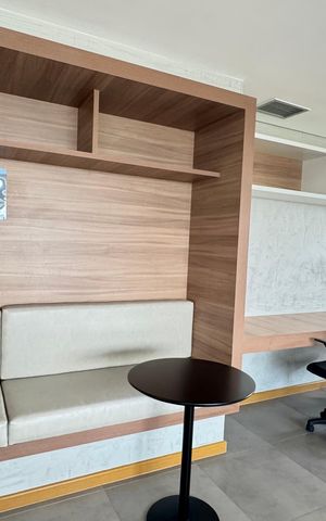 Apartamento para alugar com 29m², 1 quarto e 1 vaga Apartamento para alugar com 29m², 1 quarto e 1 vagaCoworking