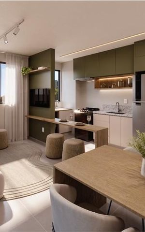 Apartamento à venda com 43m², 2 quartos e 1 vaga
