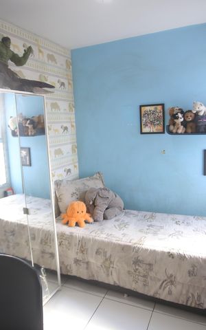 Apartamento à venda com 93m², 3 quartos e 2 vagasQuarto 2