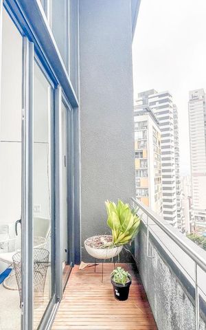 Apartamento à venda com 58m², 1 quarto e 1 vaga Apartamento à venda com 58m², 1 quarto e 1 vagaSacada