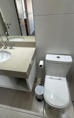 Apartamento à venda com 53m², 1 quarto e 1 vaga Apartamento à venda com 53m², 1 quarto e 1 vagaBanheiro da Suíte