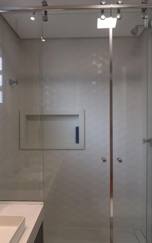 Apartamento à venda com 241m², 4 quartos e 3 vagasBanheiro Quarto 1 suíte