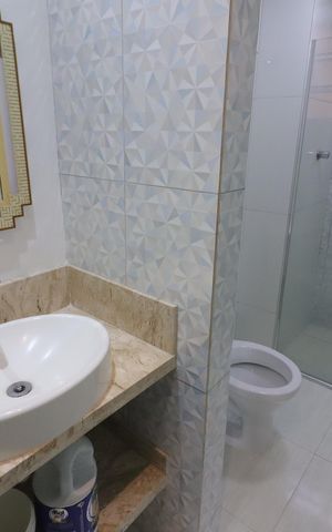 Apartamento para alugar com 55m², 2 quartos e 1 vagaBanheiro
