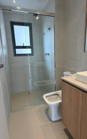 Apartamento para alugar com 81m², 2 quartos e 1 vaga Apartamento para alugar com 81m², 2 quartos e 1 vagaBanheiro 1