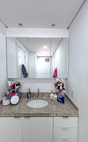 Apartamento à venda com 106m², 3 quartos e 2 vagasBanheiro da Suíte 1