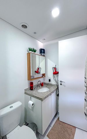 Apartamento à venda com 106m², 3 quartos e 2 vagasBanheiro da Suíte 2