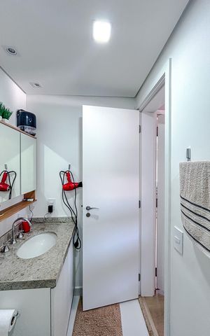 Apartamento à venda com 106m², 3 quartos e 2 vagasBanheiro da Suíte 2