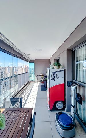 Apartamento à venda com 106m², 3 quartos e 2 vagasVaranda