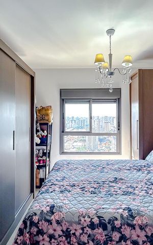 Apartamento à venda com 106m², 3 quartos e 2 vagasQuarto 2 - Suíte