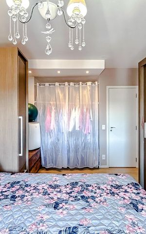 Apartamento à venda com 106m², 3 quartos e 2 vagasQuarto 2 - Suíte