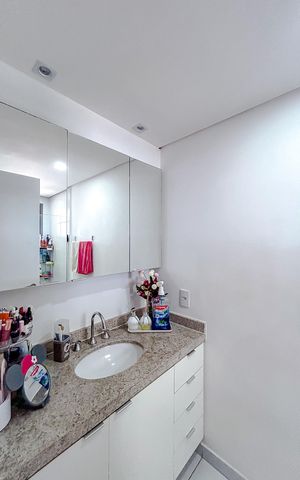 Apartamento à venda com 106m², 3 quartos e 2 vagasBanheiro da Suíte 1