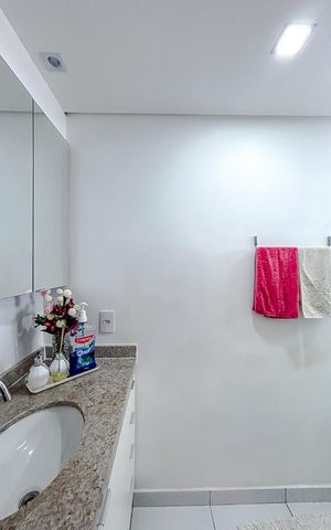 Apartamento à venda com 106m², 3 quartos e 2 vagasBanheiro da Suíte 1