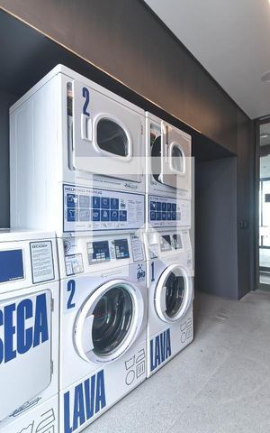 Studio para alugar com 27m², 1 quarto e sem vaga Studio para alugar com 27m², 1 quarto e sem vagaLavanderia