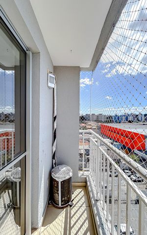 Apartamento à venda com 49m², 2 quartos e 1 vagaVaranda