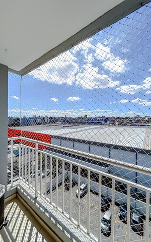 Apartamento à venda com 49m², 2 quartos e 1 vagaVaranda