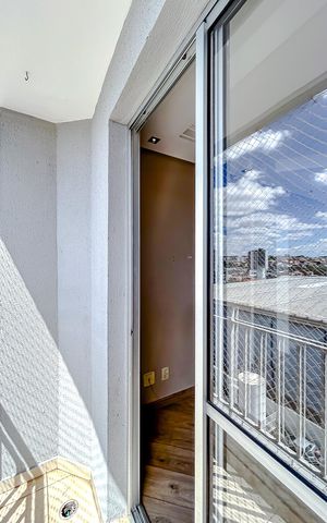 Apartamento à venda com 49m², 2 quartos e 1 vagaVaranda
