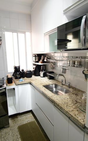 Apartamento à venda com 75m², 3 quartos e 2 vagasCozinha
