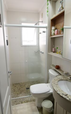 Apartamento à venda com 75m², 3 quartos e 2 vagasBanheiro Social