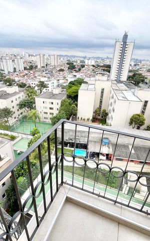 Apartamento à venda com 54m², 1 quarto e 1 vaga Apartamento à venda com 54m², 1 quarto e 1 vagaVaranda da Sala