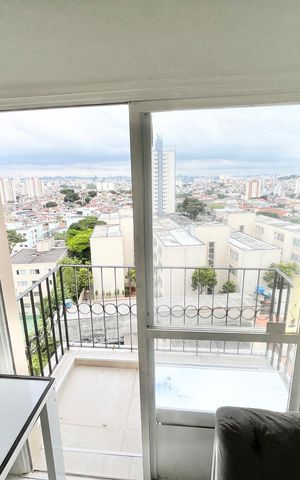 Apartamento à venda com 54m², 1 quarto e 1 vaga Apartamento à venda com 54m², 1 quarto e 1 vagaVaranda da Sala