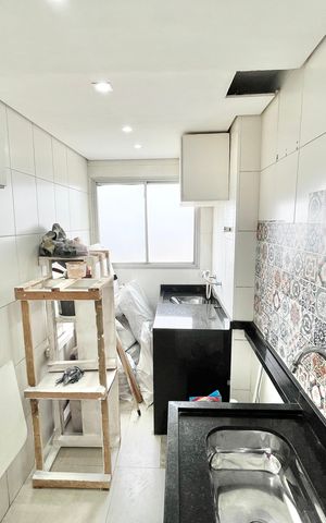 Apartamento à venda com 54m², 1 quarto e 1 vaga Apartamento à venda com 54m², 1 quarto e 1 vagaCozinha