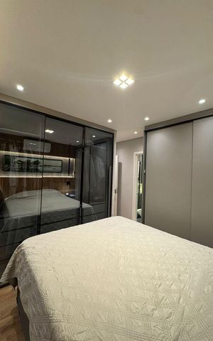 Apartamento à venda com 56m², 1 quarto e 2 vagas Apartamento à venda com 56m², 1 quarto e 2 vagasQuarto