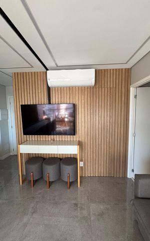 Apartamento à venda com 56m², 1 quarto e 2 vagas Apartamento à venda com 56m², 1 quarto e 2 vagasSala