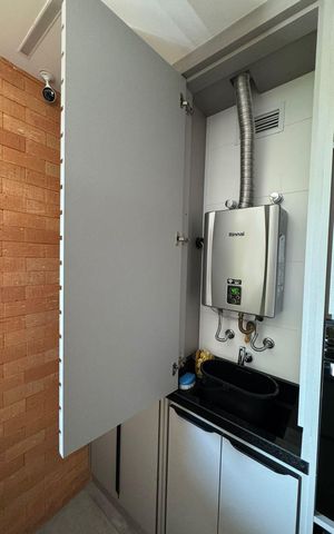 Apartamento à venda com 56m², 1 quarto e 2 vagas Apartamento à venda com 56m², 1 quarto e 2 vagasÁrea de serviço