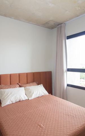 Studio para alugar com 35m², 1 quarto e 1 vaga Studio para alugar com 35m², 1 quarto e 1 vagaQuarto