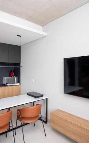 Studio para alugar com 35m², 1 quarto e 1 vaga Studio para alugar com 35m², 1 quarto e 1 vagaSala