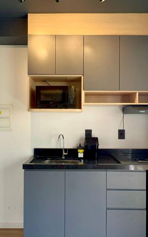 Studio para alugar com 30m², 1 quarto e sem vaga Studio para alugar com 30m², 1 quarto e sem vagaCozinha