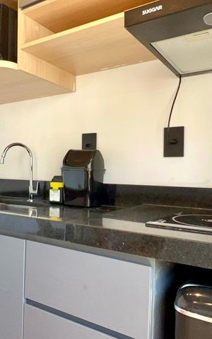 Studio para alugar com 30m², 1 quarto e sem vaga Studio para alugar com 30m², 1 quarto e sem vagaCozinha
