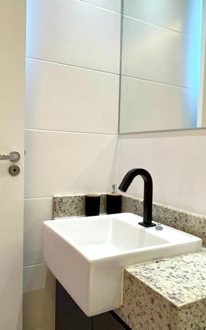 Studio para alugar com 30m², 1 quarto e sem vaga Studio para alugar com 30m², 1 quarto e sem vagaBanheiro