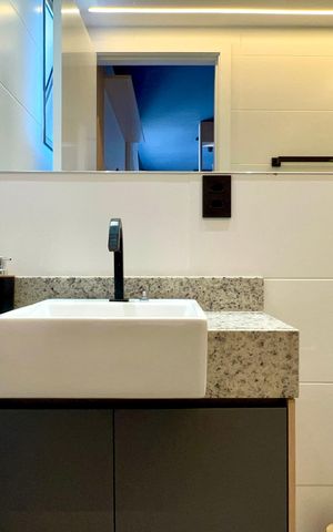 Studio para alugar com 30m², 1 quarto e sem vaga Studio para alugar com 30m², 1 quarto e sem vagaBanheiro