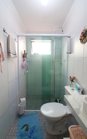 Apartamento à venda com 77m², 2 quartos e 1 vagaBanheiro Social