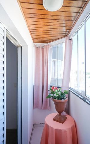 Apartamento para alugar com 85m², 2 quartos e 1 vagaVaranda da suíte