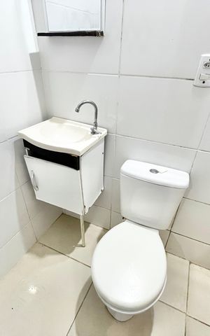 Casa para alugar com 25m², 1 quarto e sem vaga Casa para alugar com 25m², 1 quarto e sem vagaBanheiro