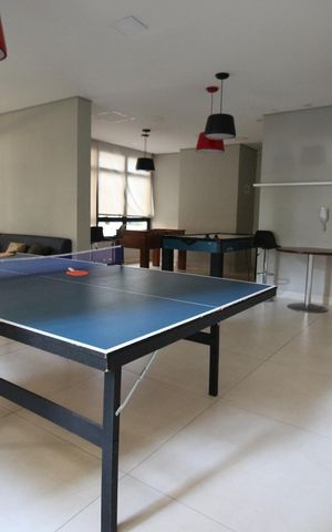 Apartamento à venda com 41m², 1 quarto e 1 vagaÁrea comum - Sala de jogos