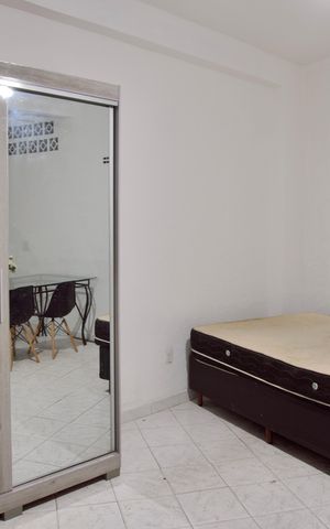 Studio para alugar com 45m², 1 quarto e sem vaga Studio para alugar com 45m², 1 quarto e sem vagaQuarto