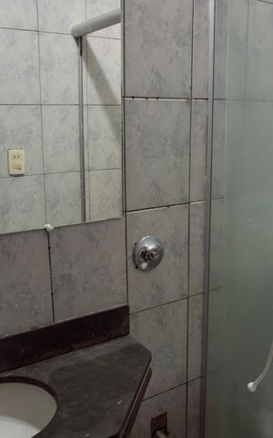 Studio para alugar com 45m², 1 quarto e sem vaga Studio para alugar com 45m², 1 quarto e sem vagaBanheiro