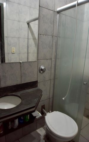 Studio para alugar com 45m², 1 quarto e sem vaga Studio para alugar com 45m², 1 quarto e sem vagaBanheiro - Detalhes