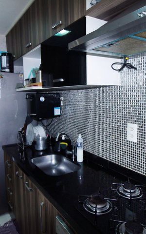 Apartamento à venda com 58m², 2 quartos e 1 vagaCozinha