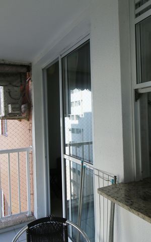 Apartamento à venda com 58m², 2 quartos e 1 vagaVaranda