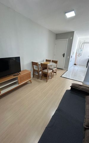 Apartamento à venda com 44m², 2 quartos e 1 vaga