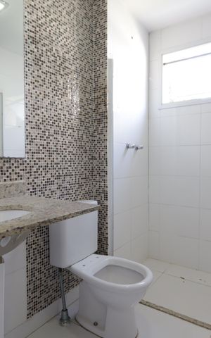 Apartamento à venda com 104m², 2 quartos e 2 vagasBanheiro da Suíte