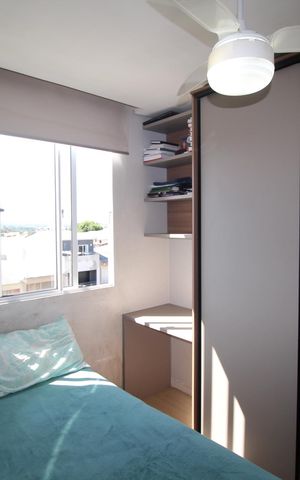 Apartamento à venda com 51m², 3 quartos e 1 vagaQuarto 3