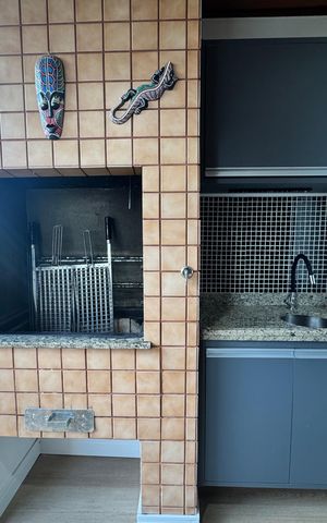 Apartamento à venda com 78m², 3 quartos e 2 vagasChurrasqueira