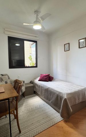 Apartamento à venda com 78m², 3 quartos e 2 vagasQuarto 2
